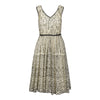 Secondhand Moschino V-neck Lace Dress