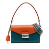 Secondhand Prada Bicolor Saffiano Lux Sound Lock Satchel