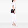Secondhand Prada City Calf Flame Heels Print Promenade Satchel