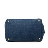 Secondhand Prada Denim Canapa Logo Tote