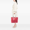 Secondhand Prada Floral Printed Canvas Tote
