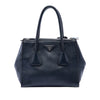 Secondhand Prada Glace Calf Twin Pocket Double Handle Satchel
