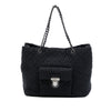 Secondhand Prada Impuntu Tessuto Chain Tote