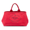 Secondhand Prada Large Canvas Canapa Logo Tote