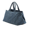 Secondhand Prada Large Denim Canapa Logo Tote