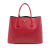 Secondhand Prada Medium Saffiano Cuir Double Satchel