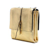Secondhand Prada Metallic Leather Double Flap Turn Lock Satchel