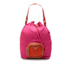Secondhand Prada Mini Bicolor Tessuto Drawstring Bucket Bag