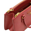 Secondhand Prada Mini Saffiano Lux Galleria Double Zip Satchel