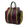 Secondhand Prada Multicolor Nappa Waves Satchel