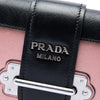 Secondhand Prada Saffiano Trimmed Metallic City Calf Cahier Crossbody