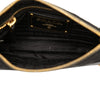 Secondhand Prada Saffiano Trimmed Tessuto Logo Chain Crossbody