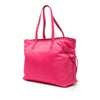Secondhand Prada Saffiano Trimmed Tessuto Open Convertible Tote