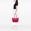 Secondhand Prada Saffiano Trimmed Tessuto Satchel