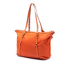 Secondhand Prada Saffiano Trimmed Tessuto Satchel