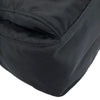 Secondhand Prada Saffiano Trimmed Tessuto Zip Double Buckle Messenger Bag