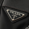 Secondhand Prada Saffiano Trimmed Tessuto Zip Top Crossbody