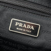 Secondhand Prada Saffiano Trimmed Tessuto Zip Top Crossbody