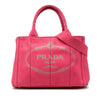 Secondhand Prada Small Canvas Canapa Logo Tote