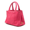 Secondhand Prada Small Canvas Canapa Logo Tote