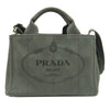 Secondhand Prada Small Canvas Canapa Logo Tote