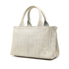 Secondhand Prada Small Denim Canapa Logo Tote