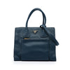 Secondhand Prada Vitello Daino Front Pocket Open Convertible Tote