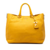 Secondhand Prada Vitello Daino Side Zip Convertible Tote