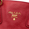 Secondhand Prada Vitello Daino Side Zip Shopper Tote