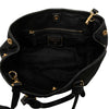 Secondhand Prada Vitello Daino Trimmed Tessuto Satchel