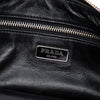 Secondhand Prada Woven Goatskin Madras Zip Clutch