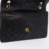 Chanel Vintage Two Tone CC Flap Bag Quilted Lambskin