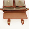 Celine Vintage Macadam Handbag Canvas and Leather