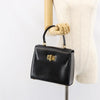 Celine Vintage Convertible Turnlock Top Handle Bag Leather