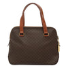 Celine Vintage Macadam Handbag Canvas and Leather