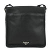 Prada Front Pocket Messenger Bag Leather