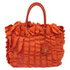 Prada Open Tote Ruffled Tessuto