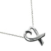 Tiffany & Co. Paloma Picasso Loving Heart Pendant Necklace Silver 925