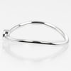 Tiffany & Co. Elsa Peretti Wave Single-Row Ring 950 Platinum and Diamond