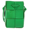 Secondhand Bottega Veneta Cassette Green Leather Bags