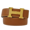 Hermes Constance Reversible Belt Leather