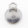 Secondhand Chanel CC Round Clip-On Earrings Glitter