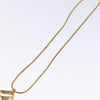 Secondhand Christian Dior D logo Pendant Necklace