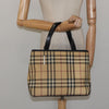 Secondhand Burberry Nova Check Tote Canvas and