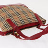 Secondhand Burberry Nova Check Handbag Nova Check Canvas and