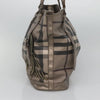 Secondhand Burberry Nova Check Tote Canvas and