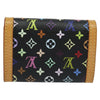 Secondhand Louis Vuitton Porte-Monnaie Plat Coin Purse Monogram Multicolor