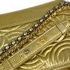 Secondhand Chanel Gabrielle Hobo Quilted Metallic Aged