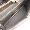 Secondhand Fendi Peekaboo Bag Silver Leather Bags
