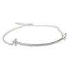 Tiffany & Co. T Smile Chain Bracelet 18K White Gold
